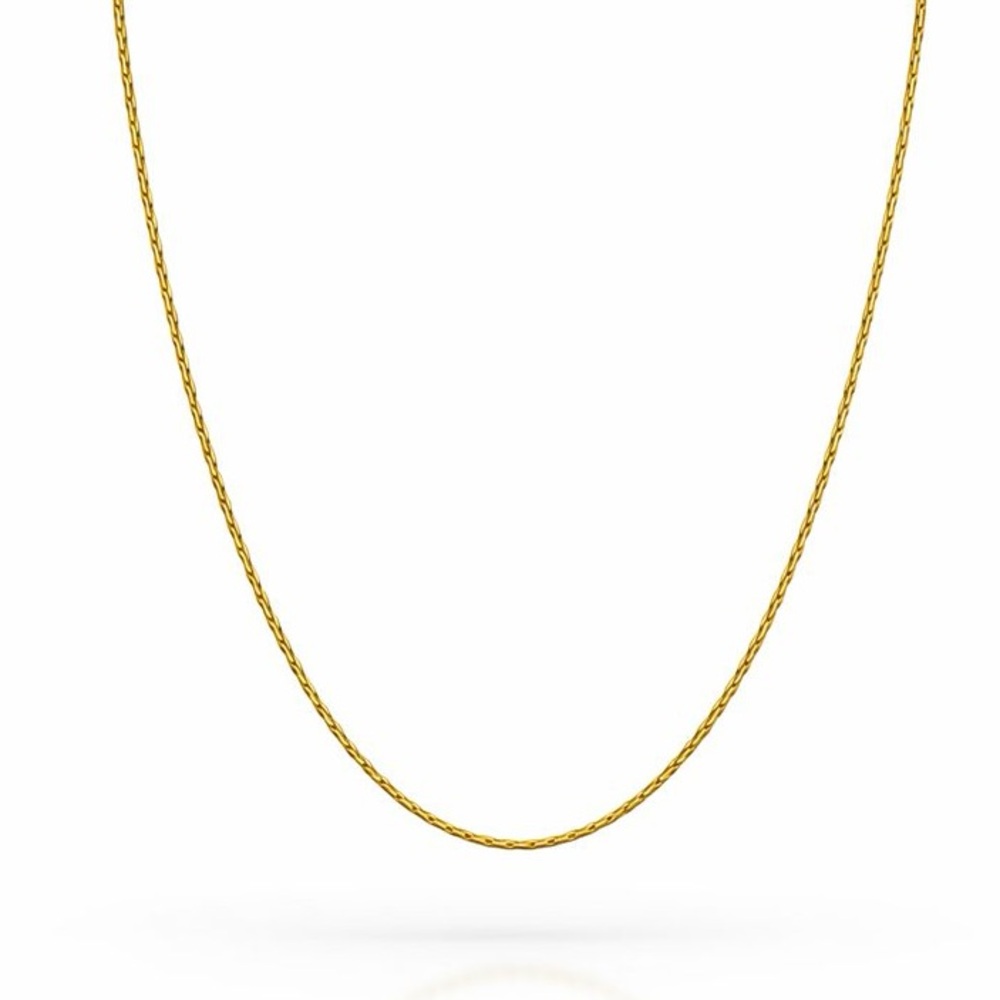 .8mm | Gold | Elongated Box Link Chain